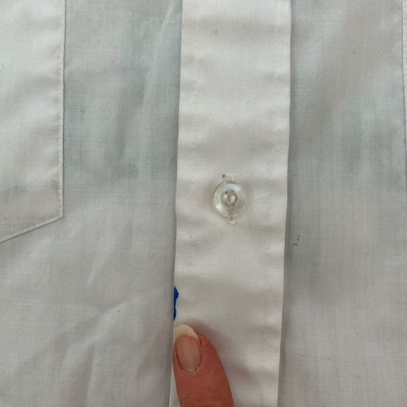 Vintage Embroidered Swing Band Short Sleeve Button Up Shirt size M/L - Picture 9 of 11